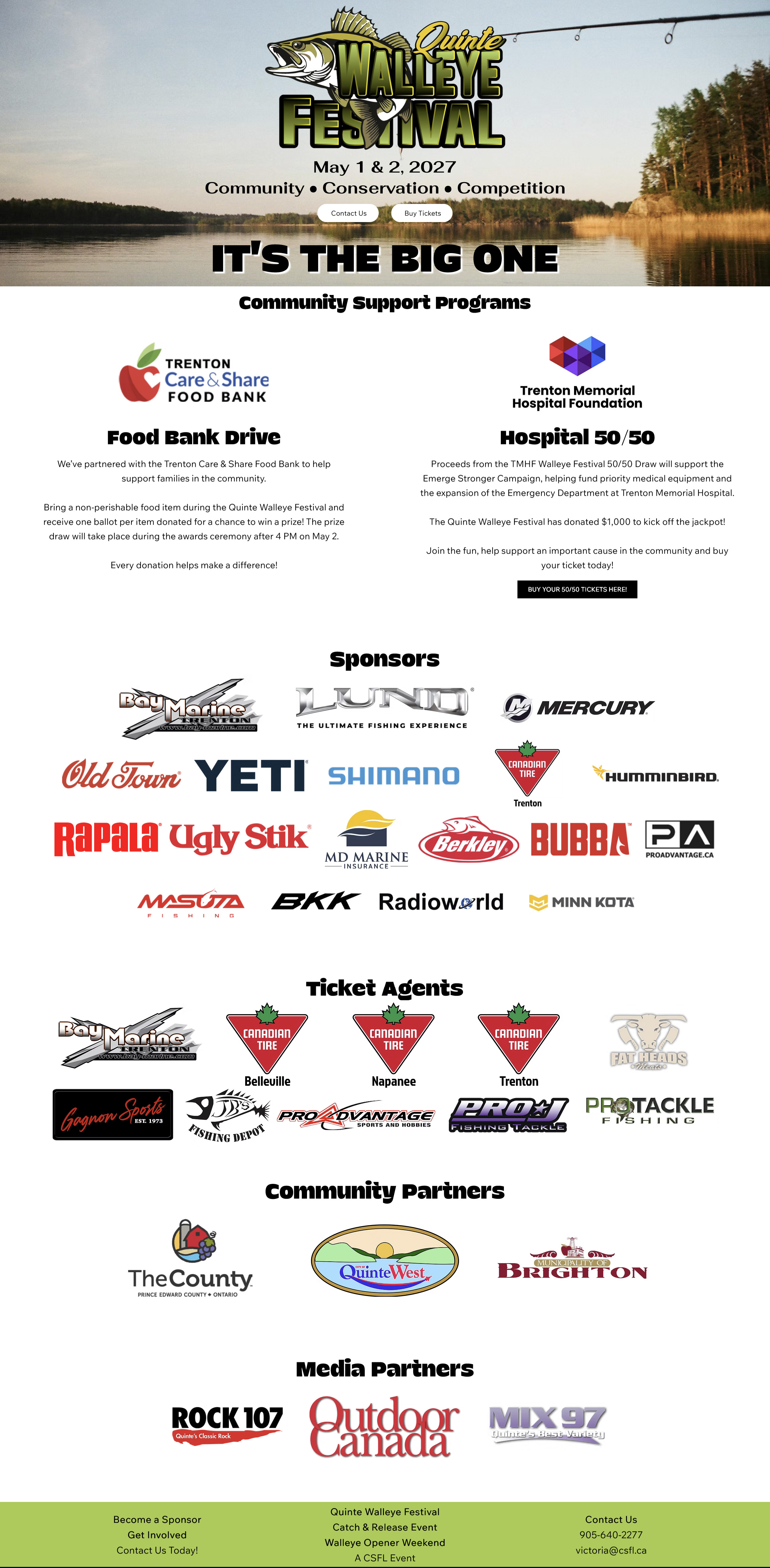 Quinte Walleye Festival 2027